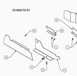 MTD mini RIDER 60 spare parts