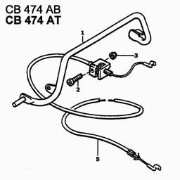 MTD CB 474 AB spare parts