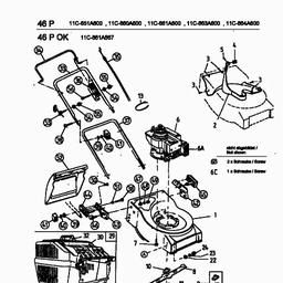 MTD 46 P spare parts