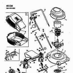MTD 48 EM spare parts