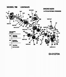 MTD 700 spare parts