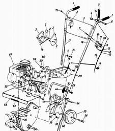 LAWNFLITE (1993) 24-685/689/243-685/689-611 POWER VAC spare parts