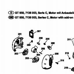 Wolf-Garten GT 850 spare parts