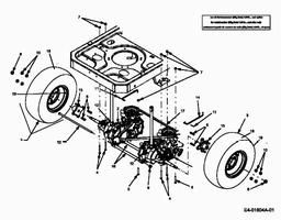 CUB CADET RZT-42 spare parts