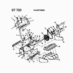MTD ST 720 spare parts