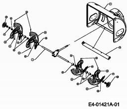 MTD E 740 F spare parts