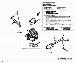CUB CADET HDS 2205 spare parts