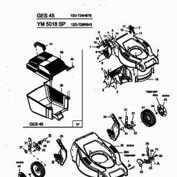 Yard-Man YM 5018 SP spare parts