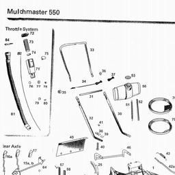 VICTA Mulchmaster 550 (2006) spare parts