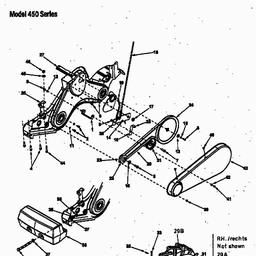 Troy-Bilt TBT 450 spare parts