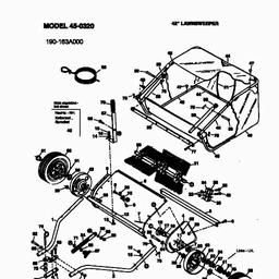 MTD 45-0320  (190-163-000) spare parts