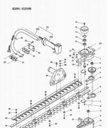 LAWNFLITE (1999) E2520W spare parts
