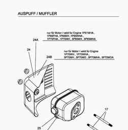 MTD-Engines 5 P 65 MHA spare parts