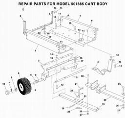 AGRIFAB 45-501885 (Cart Body) spare parts