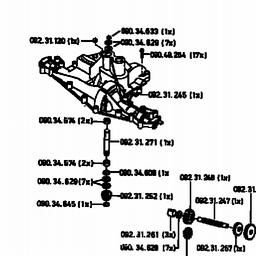 Gutbrod RSB 80-10 spare parts