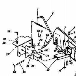 MTD 485 - 42"/107cm for 300, 400, 600 series to 1999 spare parts