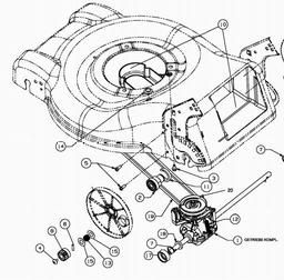 MTD 46 SPHM spare parts