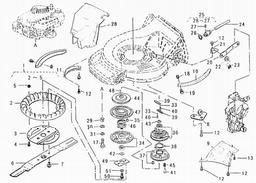 LawnFlite-Pro MODEL 553HRS (LM5360HXAR) 21" MOWER               spare parts