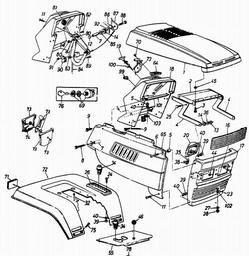 LAWNFLITE (1993) 14-829 / 143U849J611 spare parts