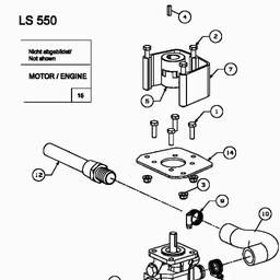 MTD LS 550 spare parts