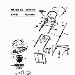 Yard-Man YM 1618 SE spare parts