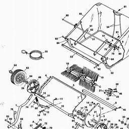 AGRIFAB 38" LAWN SWEEPER 45-0311 AND 45-0092 spare parts