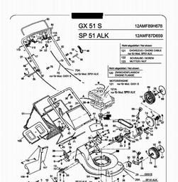 MTD GX 51 S spare parts