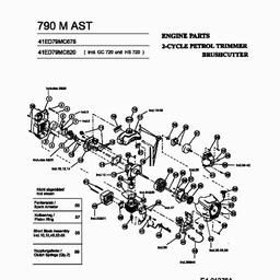 MTD 790 M spare parts