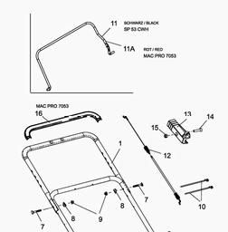 Mac Allister PRO 7053 spare parts