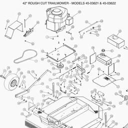 AGRIFAB 45-03621 (Trailed Mower) spare parts