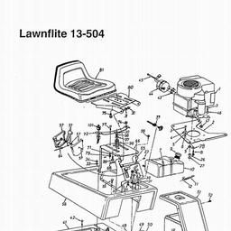 LAWNFLITE (1997) 19-096 38" Deck Multch Kit spare parts