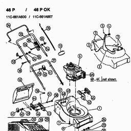 MTD 46 P spare parts