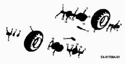 CUB CADET SP 100 spare parts