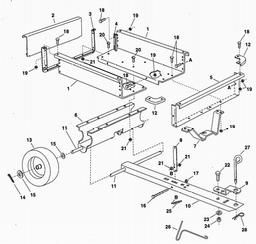 AGRIFAB UTILITY CART 45-01003, 45-0175, 01841, 45-0274, 45 spare parts