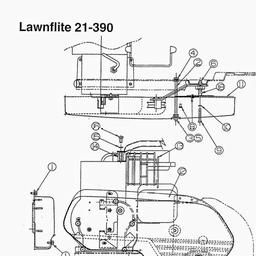 LAWNFLITE (1997) 21-430 / 216-430-678 TILLER spare parts