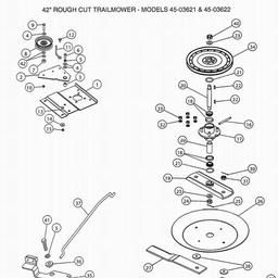 AGRIFAB 45-0362 (Trailed Mower) spare parts
