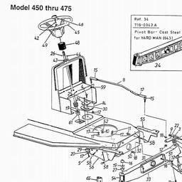 MOWMASTER (1999) RH115 / 13AB450C659 spare parts