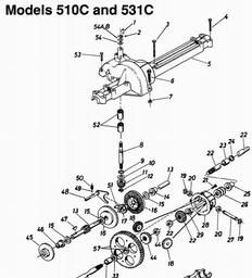 LAWNFLITE (1990) 130-500A611/501 spare parts