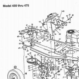 YARDMAN (1998) 450 THRU 475 / 13A-400/TA4145 spare parts