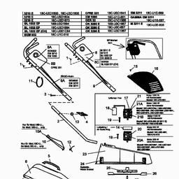MTD 3210 E spare parts