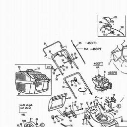 MOWMASTER (2003) 46SPB / 12C-664J600 spare parts