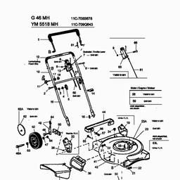 Yard-Man YM 5518 MH spare parts
