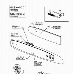 MTD GCS 46/40 C spare parts
