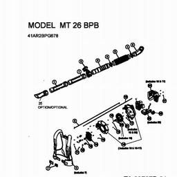 MTD MT 26 BPB spare parts