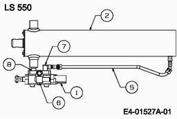 MTD LS 550 spare parts