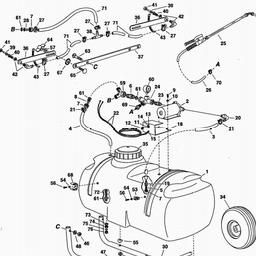 AGRIFAB 25 GALLON SPRAYER 45-0293 spare parts