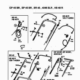 Gutbrod HB 48 R spare parts