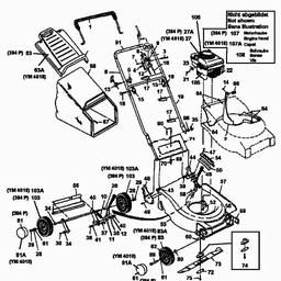Yard-Man YM 4018 spare parts