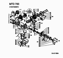 MTD 700 spare parts