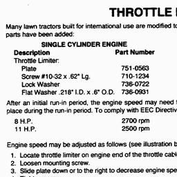 LAWNFLITE (1994/1995) 24-630 / 244(5)635 spare parts